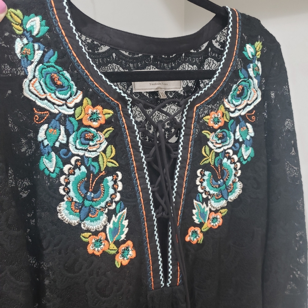 Double D Ranch Embroidered Tunic XL